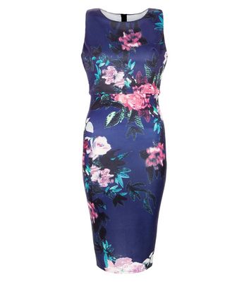 AX Paris Robe mi-longue bleue marine à imprimé floral et superpositions uQ4yFTyV AX Paris Robe mi-longue bleue marine à imprimé floral et superpositions uQ4yFTyV