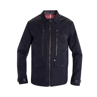 Aerobatix St Éxupéry Veste zippée mi-longue bleu marine 5wfKIClC