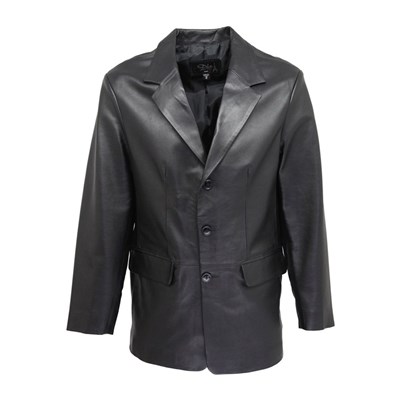 DKS Aston Veste en cuir noir MAU2Nb7G