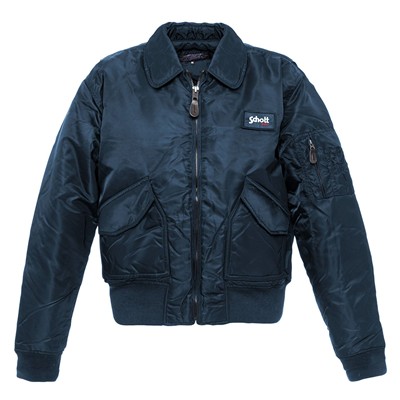 Schott 21031 Bombers bleu marine S1IJhSej