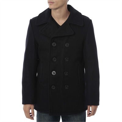 Schott Manteau bleu marine JLOMh28y