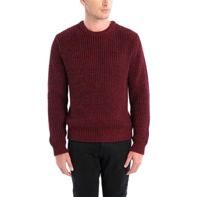 Aerobatix Doppler Pull chiné en grosse maille 50% laine bordeaux ISfIUQKJ Aerobatix Doppler Pull chiné en grosse maille 50% laine bordeaux ISfIUQKJ