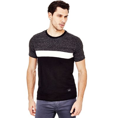 Guess T-shirt contrasté noir aYdr1pQI Guess T-shirt contrasté noir aYdr1pQI