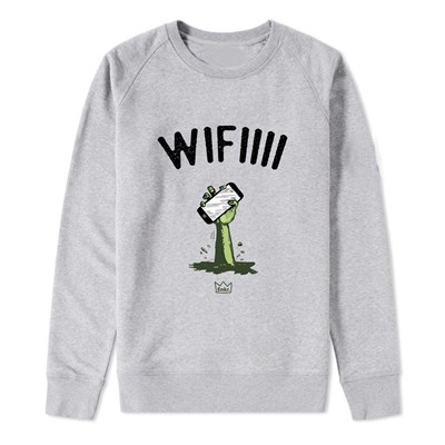 Enkr Sweat-shirt gris chine S3fIFu8j