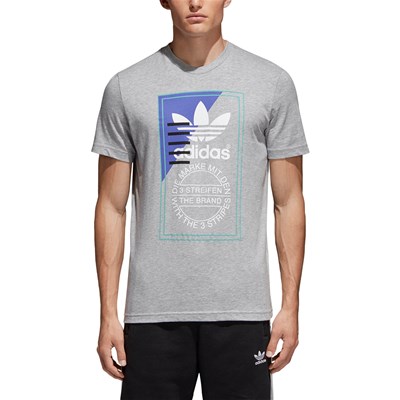 Adidas Originals Tongue Label 2 T-shirt manches courtes gris hDu6811f