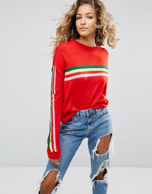 Pull oversize à rayures D2n0nSTf Pull oversize à rayures D2n0nSTf