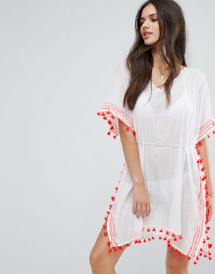 Seafolly Seafolly Caftan de plage à petites pampilles hYOVHQgU Seafolly Seafolly Caftan de plage à petites pampilles hYOVHQgU